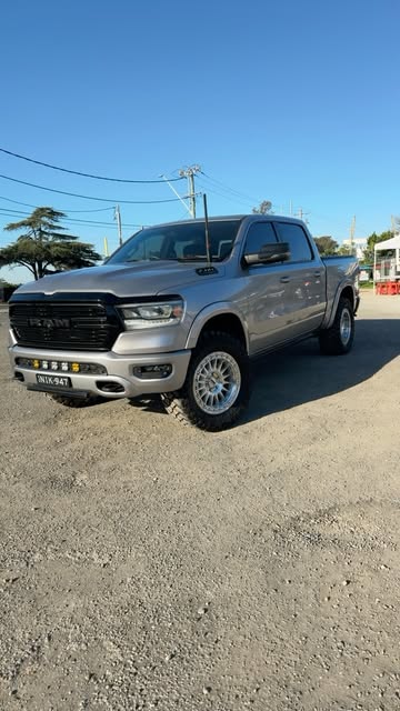 RAM 1500 sitting on a fresh setup